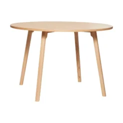 Ground matbord runt Ø115 cm, Natur