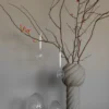 Gry stående ägg 16 cm, Clear