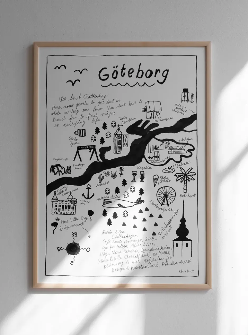 Göteborg poster, 50x70 cm