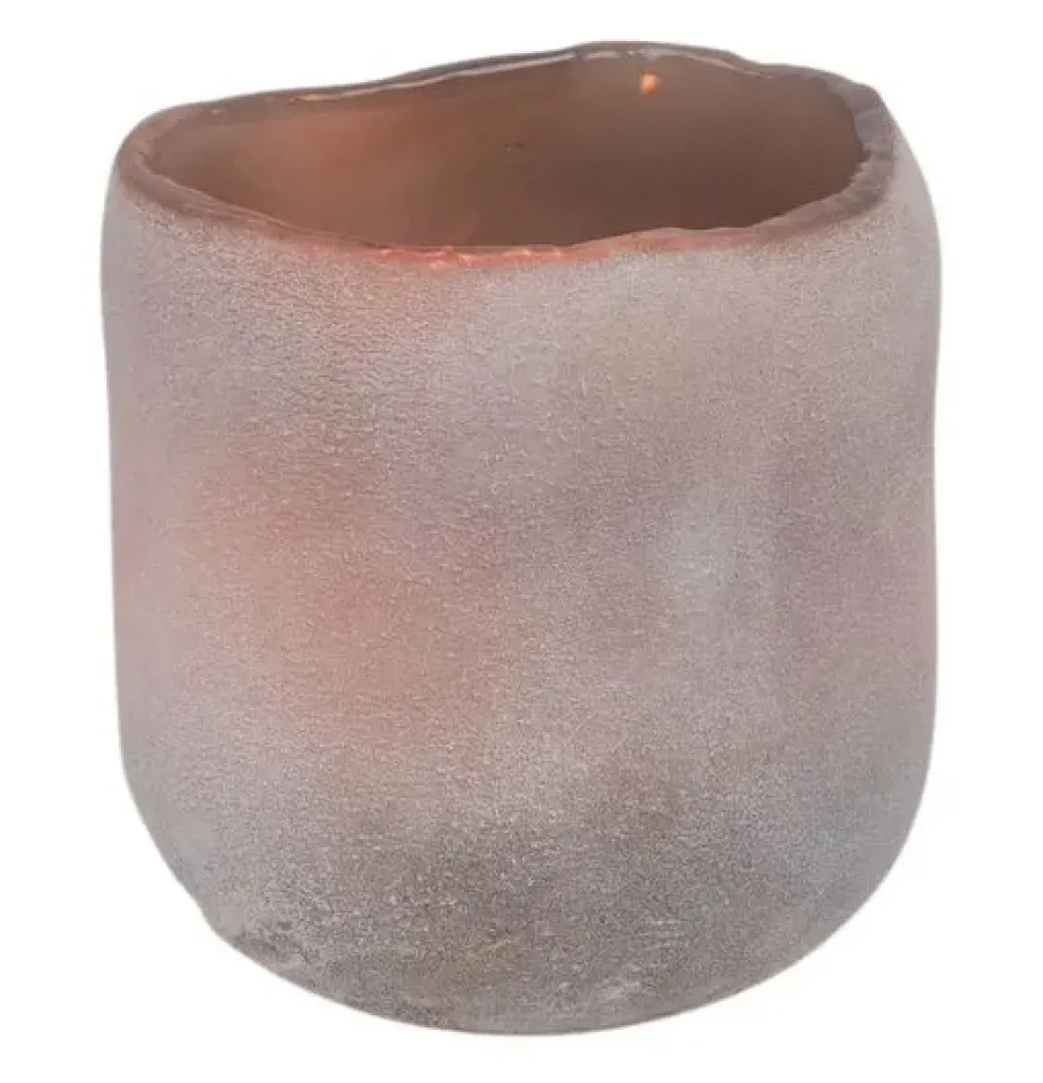 Halde ljuslykta 8 cm, Grå