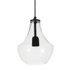 Hamilton taklampa 21 cm, Klar-svart