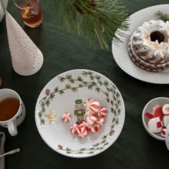 Hammershøi Christmas skål på fot Ø23 cm, Vit