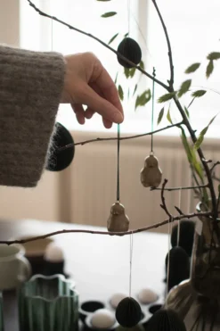 Hanging Chubby chicken dekorationshänge, Beige