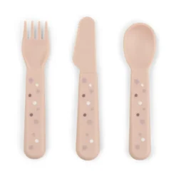 Happy Dots foodie bestickset 3 delar, Powder