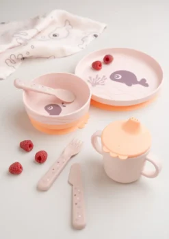 Happy Dots foodie bestickset 3 delar, Powder
