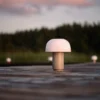 Harvest Moon bordslampa portabel 22 cm, Warm grey