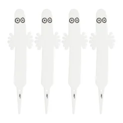 Hattifnattarna plantetikett 4-pack, Vit