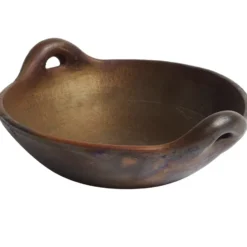 Hazel skål med handtag L, Brun