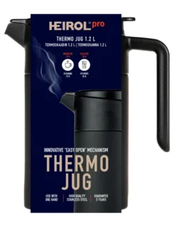 Heirol termoskanna 1,2 l, Svart