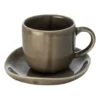 Heirol x Nosse Svelte kopp med fat 12 cl, Olive