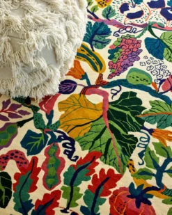 Heritage Garden matta, Cream-multi, 170x230 cm