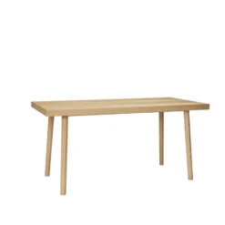 Herringbone matbord 160x80 cm, Natur