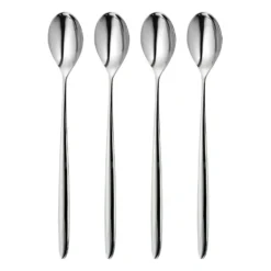 Hidcote Bright lattesked 4-pack, Rostfritt stål