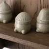 Hipster Triplets juldekoration 3-pack, Beige