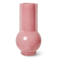 HK Living glasvas 25 cm, Flamingo pink