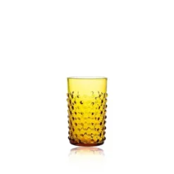 Hobnail glas 20 cl, Amber
