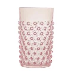 Hobnail glas 20 cl, Soft Rosa