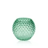 Hobnail Globe vas 18 cm, Beryl