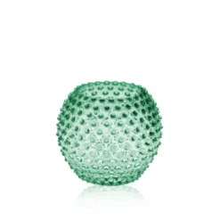 Hobnail Globe vas 18 cm, Beryl