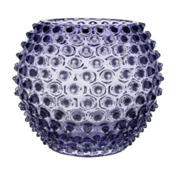 Hobnail Globe vas 18 cm, Indigo