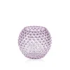 Hobnail Globe vas 18 cm, Lila
