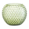 Hobnail Globe vas 24 cm, Olivegreen