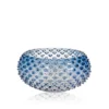 Hobnail Tapas skål 23 cm, Blue smoke