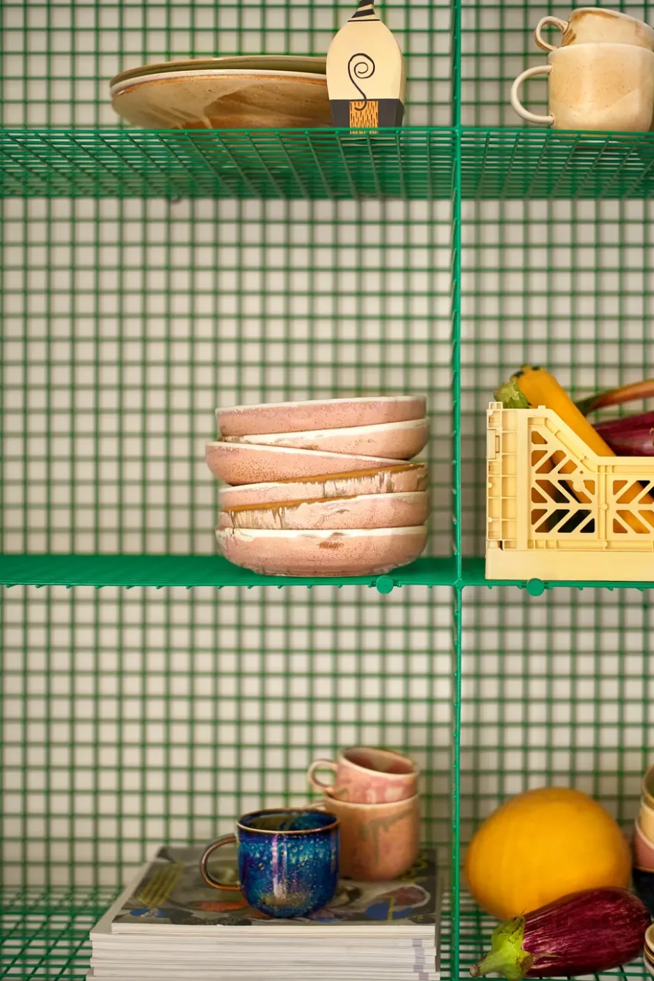 Home Chef kopp med fat 22 cl, Rustic pink