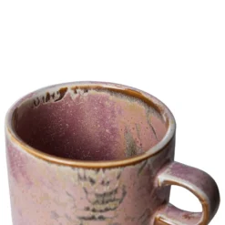 Home Chef kopp med fat 22 cl, Rustic pink