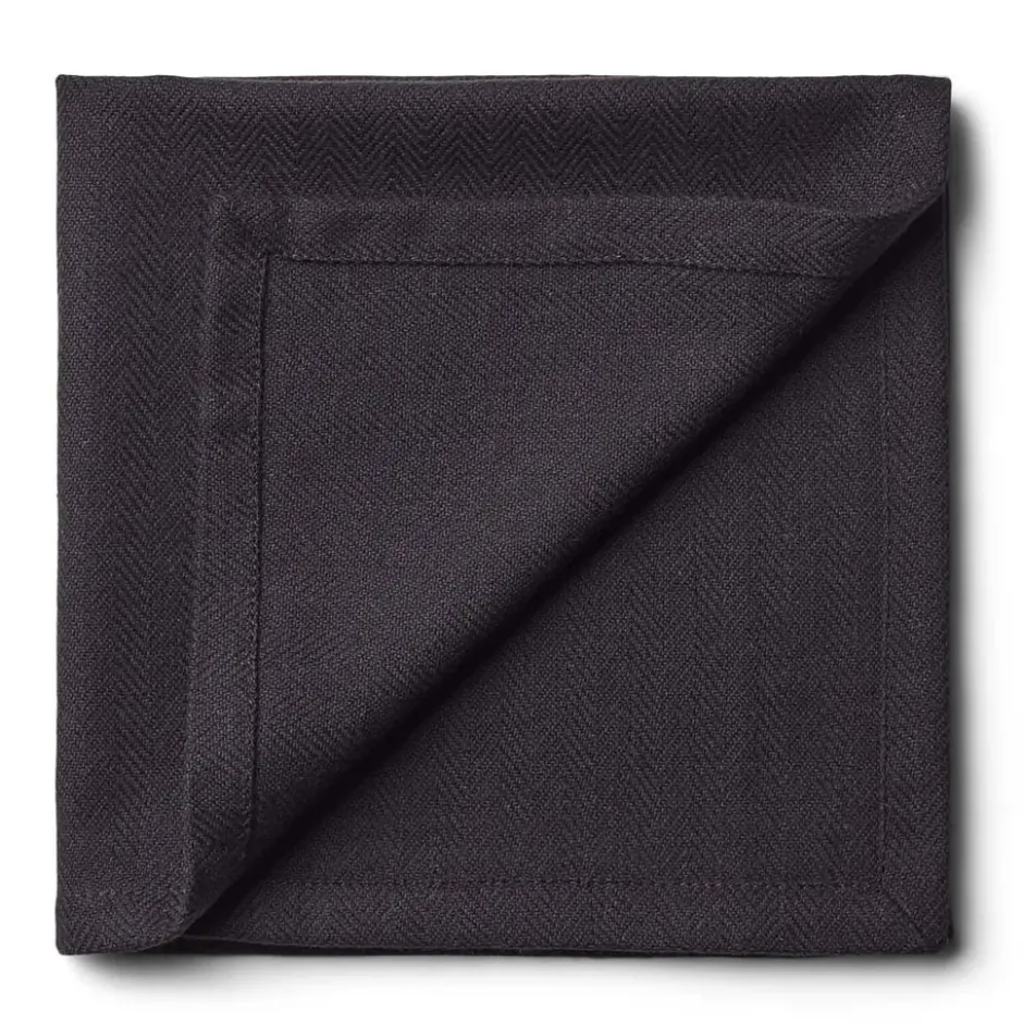 Humdakin tygservett 40x40 cm 2-pack, Coal