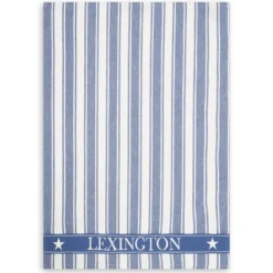 Icons Waffle Striped kökshandduk 50x70 cm, Blue-white
