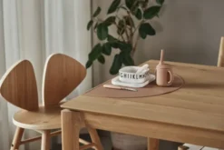 Idun mugg med sugrör silikon 120 ml, Hazel