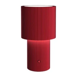 Iluma bordslampa portabel, Röd