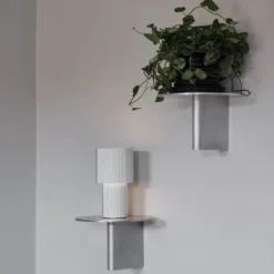 Iluma bordslampa portabel, Silver