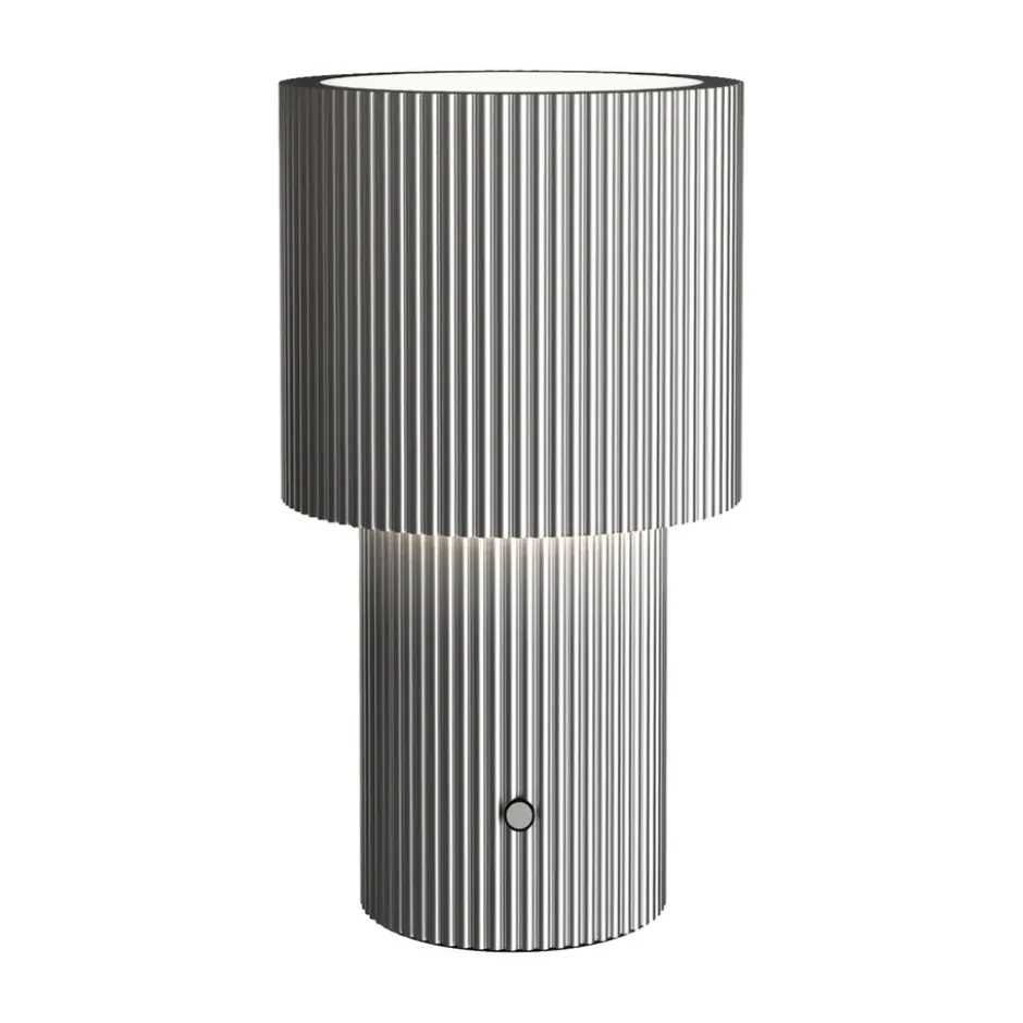 Iluma bordslampa portabel, Silver