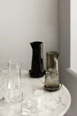 Informal karaff med skål 1 L, Svart