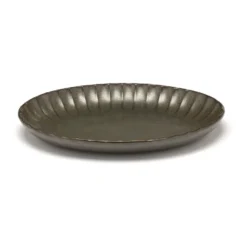 Inku oval serveringsskål M 15,4x22 cm, Green
