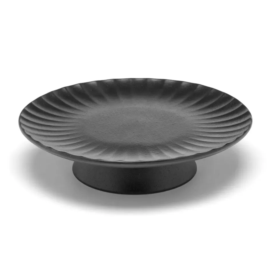 Inku tårtfat L Ø24 cm, Black