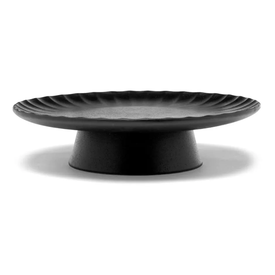 Inku tårtfat L Ø24 cm, Black