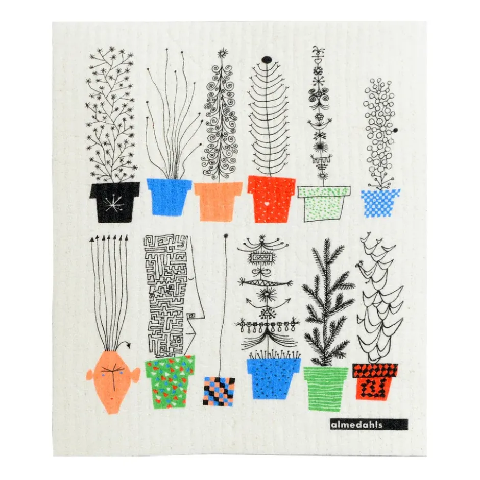 Italiensk blomsterhylla disktrasa 18x20 cm, Multi