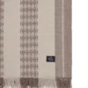 Jacquard Striped bordslöpare 50x350 cm, Beige