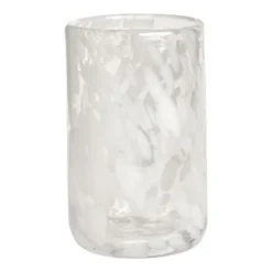 Jali glas, White