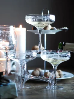 Julemorgen champagneglas, 20 cl