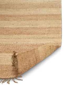 Jute Stripes matta, Natural jute, 170x230 cm