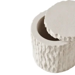 Kama burk med lock Ø9,5 cm, Sand