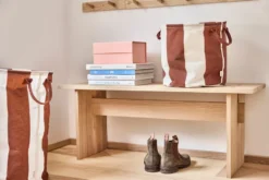 Kara förvaringskorg medium Ø32x32 cm 2-pack, Nutmeg