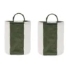 Kara förvaringskorg small Ø18x22 cm 2-pack, Dark Green