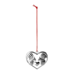 Karen Blixen nuts about you dekorationshänge, Försilvrad, 6 cm