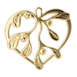 Karen Blixen under the mistletoe, Förgylld, 6 cm