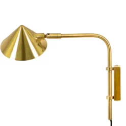 Kelly vägglampa kort arm, Guld